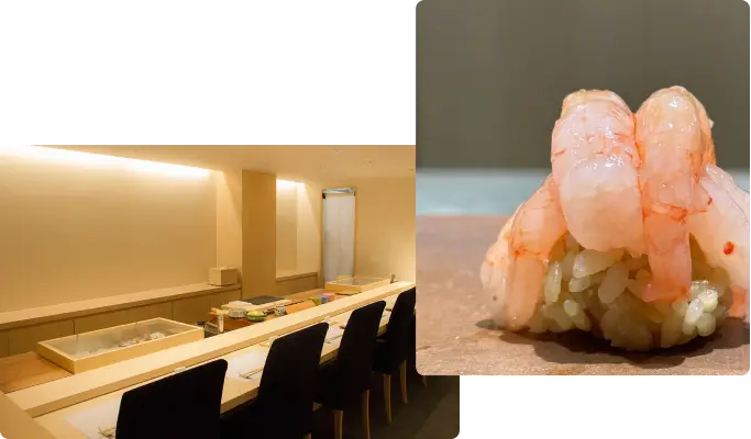 店内カウンター/海老